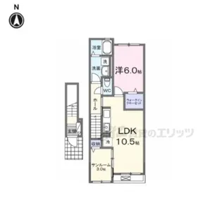 ル・ブコン【2階】の間取り