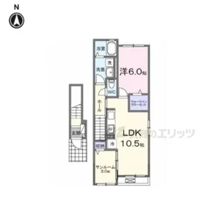 ル・ブコン【2階】の間取り