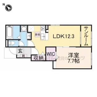 エルソラーレ?【1階】の間取り