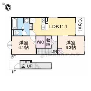 エルソラーレ?【1階】の間取り