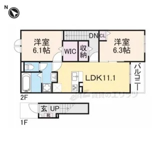 エルソラーレ?【2階】の間取り