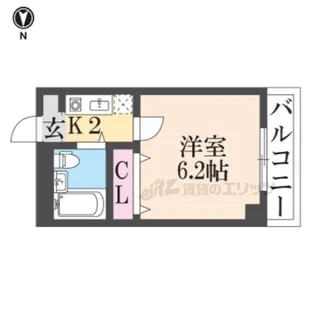ボンジュール【4階】の間取り