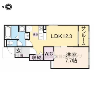 エルソラーレ?【1階】の間取り