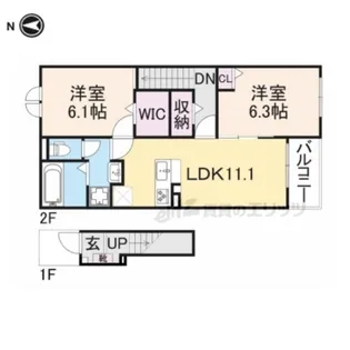 エル・ソラーレⅡ【2階】の間取り
