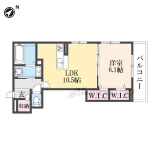 ラヴィベル本堅田【3階】の間取り