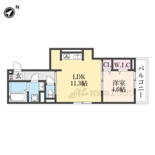 ラヴィベル本堅田【2階】の間取り