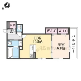 ラヴィベル本堅田【3階】の間取り