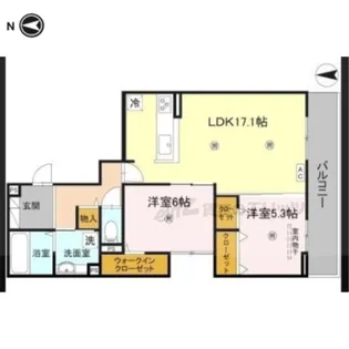 カサ・リチェル【3階】の間取り