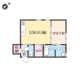 ランマンスクエア【1階】の間取り