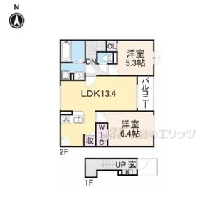 プラシード・アロッジオ?【2階】の間取り