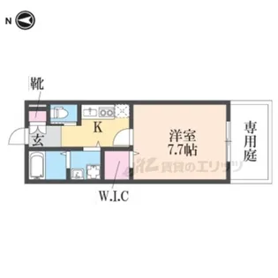 エムズコート吉田【2階】の間取り