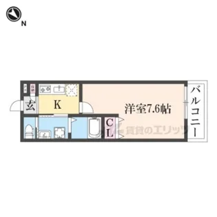 ALEGRIA古川橋?【3階】の間取り