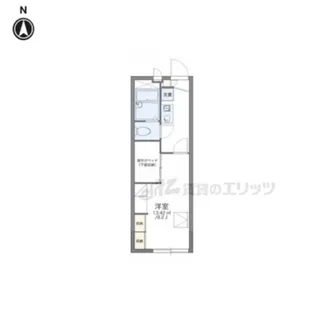レオパレスANNEX EST【208号室】の間取り