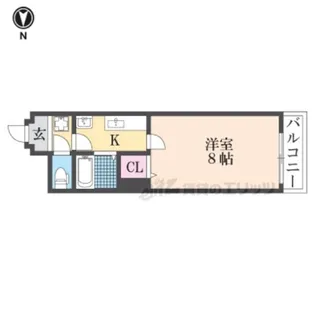 ビレイユ眞英四条柳馬場パート?【5階】の間取り