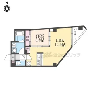 グレースビーコン大宮【4階】の間取り