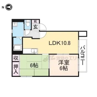 シャーメゾン・サンドルチェ【201号室】の間取り