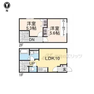 「ハイム ルーエ」【102号室】の間取り