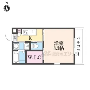 Shining二条離宮【2階】の間取り