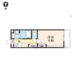 Shining二条離宮【1階】の間取り