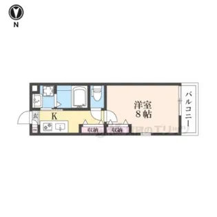 Shining二条離宮【2階】の間取り