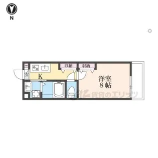 Shining二条離宮【1階】の間取り