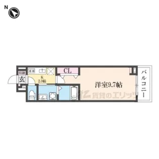 ジュネス エアリー【2階】の間取り