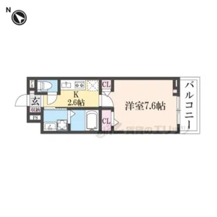 ジュネス エアリー【2階】の間取り