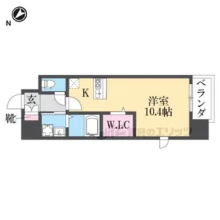 ONLYONE川西壱番館【5階】の間取り