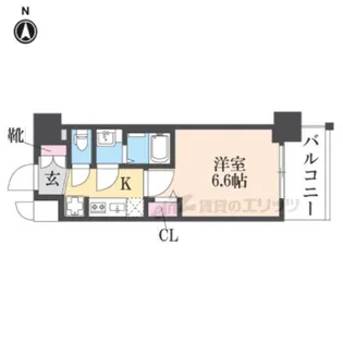 プレサンスTHEKYOTO澄華【3階】の間取り