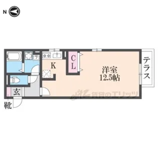 アクアリオ【1階】の間取り