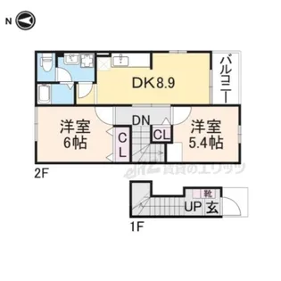 クイール【2階】の間取り