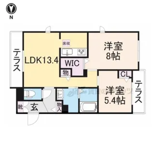 soleil levant【1階】の間取り