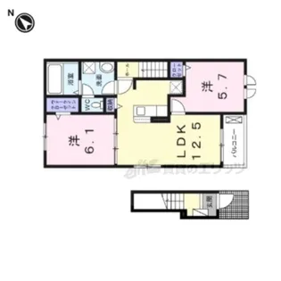 ルナ ハイツ?【201号室】の間取り