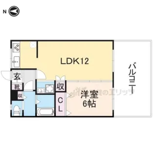ロイヤルシャトー園田【210号室】の間取り