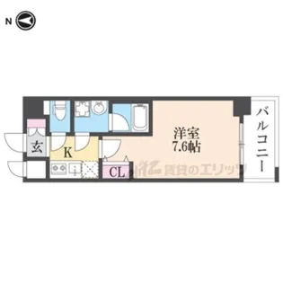 シュドペーシュ【4階】の間取り