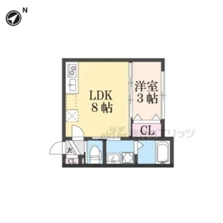 カリーナ【203号室】の間取り