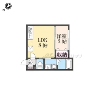 カリーナ【107号室】の間取り