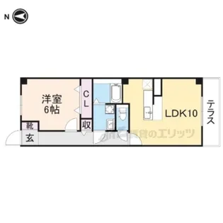 セイバリーレイン【1階】の間取り