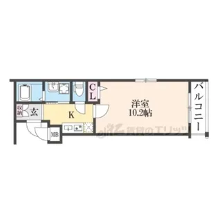 CREST TAPP京都丹波口?【4階】の間取り