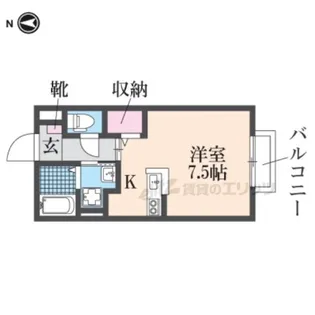 メゾンドゥ長瀬?【2階】の間取り