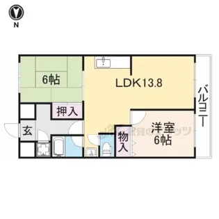 第五中村マンション【3階】の間取り