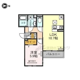 ル・プランタン【1階】の間取り