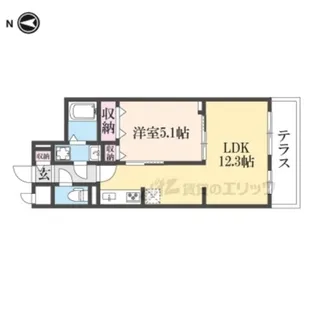 クレリア【2階】の間取り