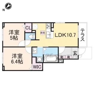 コート・ヴィレッジ?【1階】の間取り