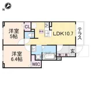 コート・ヴィレッジ?【1階】の間取り