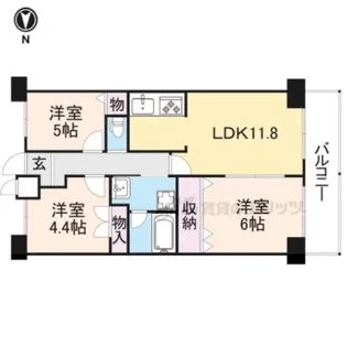 センチュリーハウス【402号室】の間取り