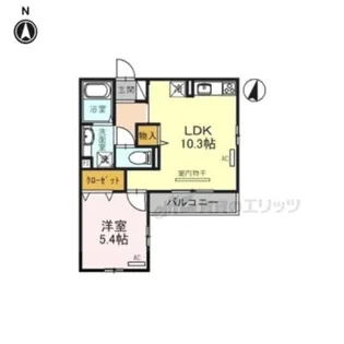 Glanspica【1階】の間取り