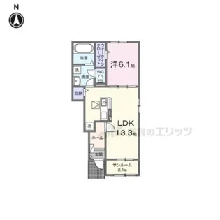 ベラーノ?【1階】の間取り