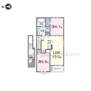 モンターニャ【2階】の間取り