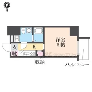 U-ro昭和南通【9階】の間取り